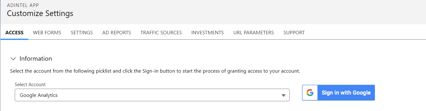 AdIntel Grant Access AdIntel Grant Access